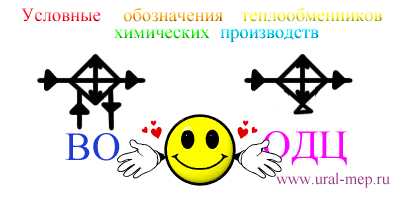 условное обозначение теплообменника условные обозначениея теплообменников химических производств